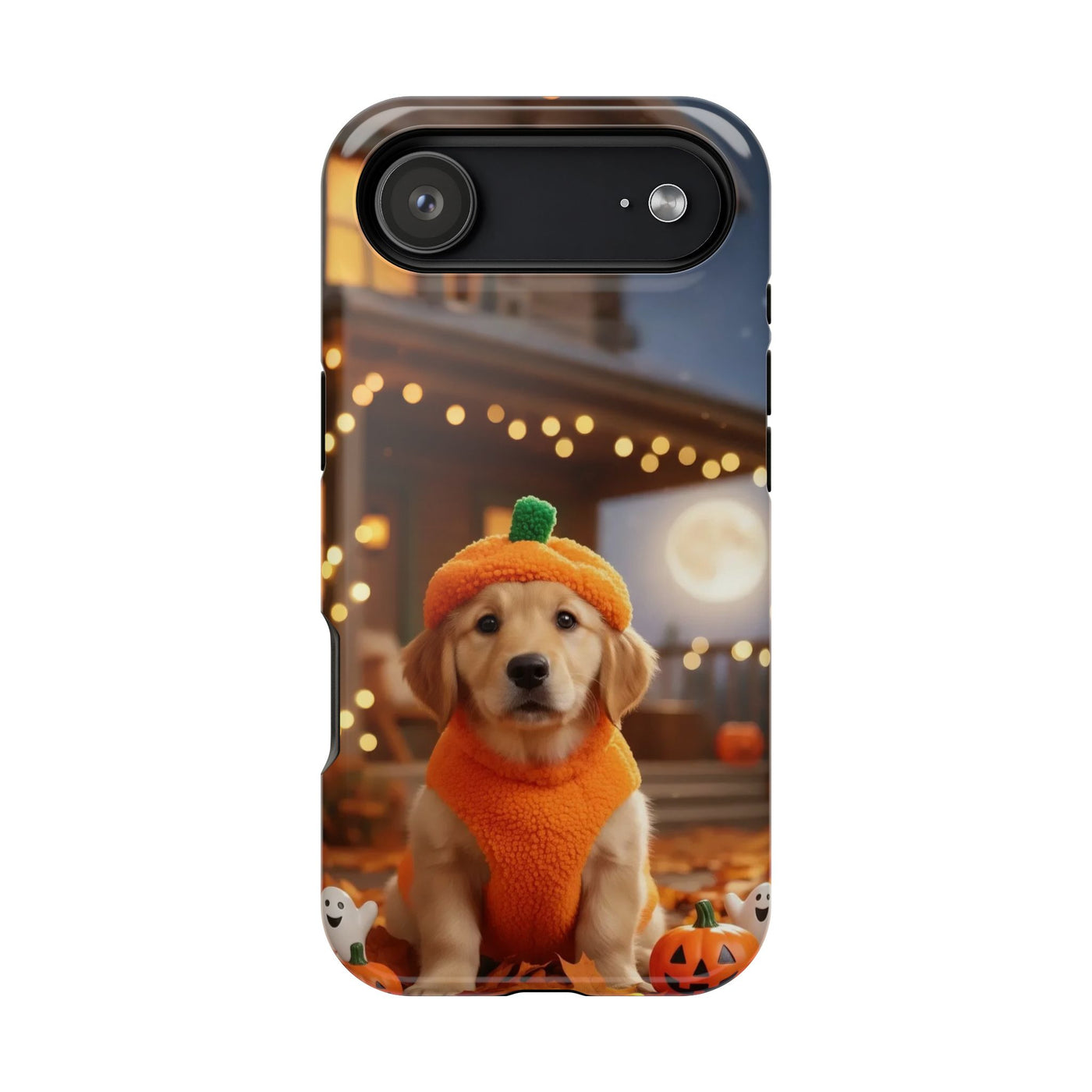 Halloween cute puppy photo style 3 Magnetic Impact-Resistant Phone Case, Cute Dog Design, Pet Owner Gift, Animal Lover Accessory, Birthday Gift for Dog Lovers