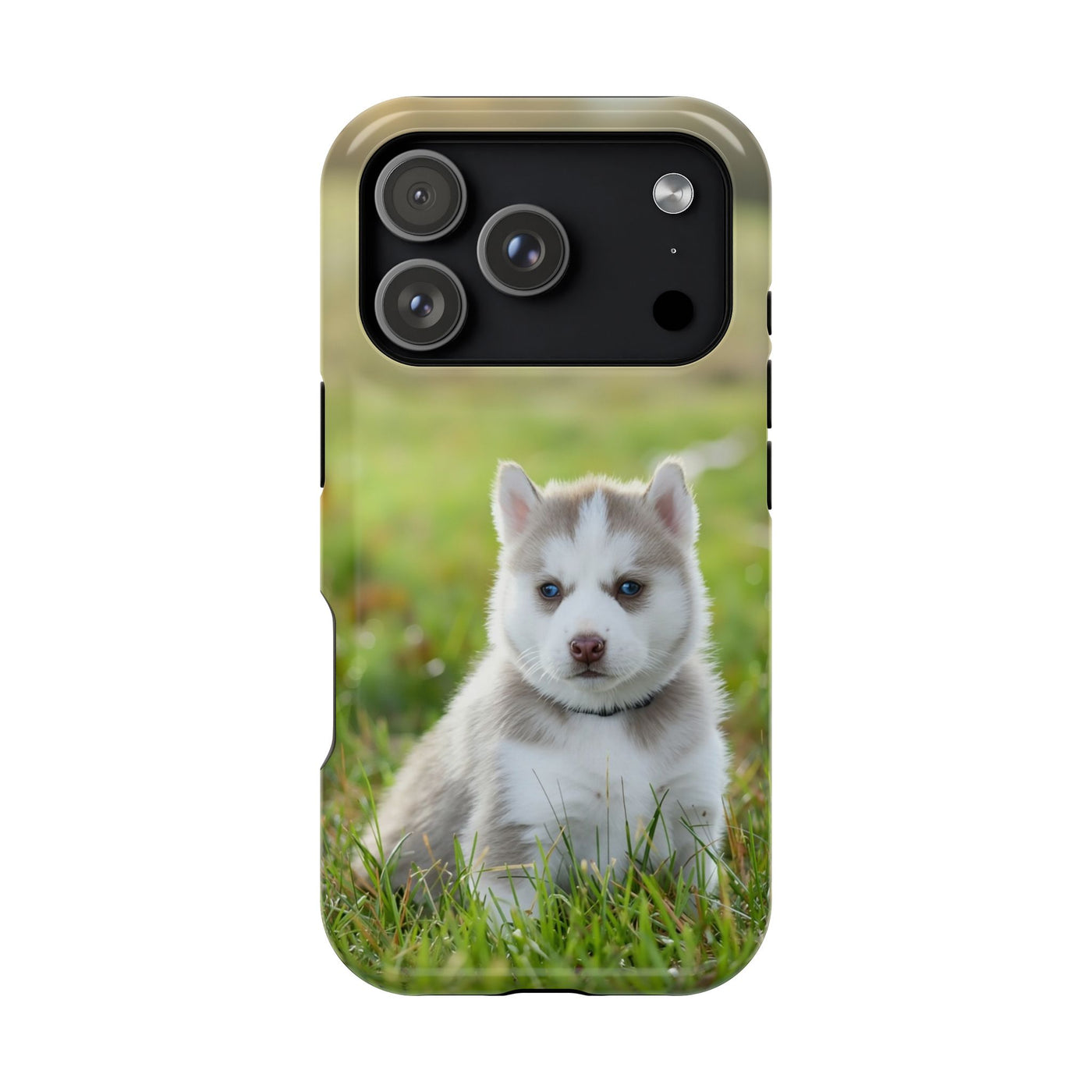 Magnetic Dog Case style 1 for Apple iPhone, Cute Puppy Phone Cover, Impact-Resistant Dog Lover Gift, Pet Protection Case, Animal-Themed Phone Accessory