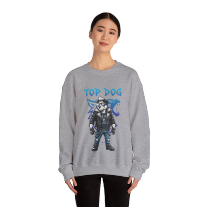 Cool Dog Unisex Heavy Blend Crewneck Sweatshirt style 1
