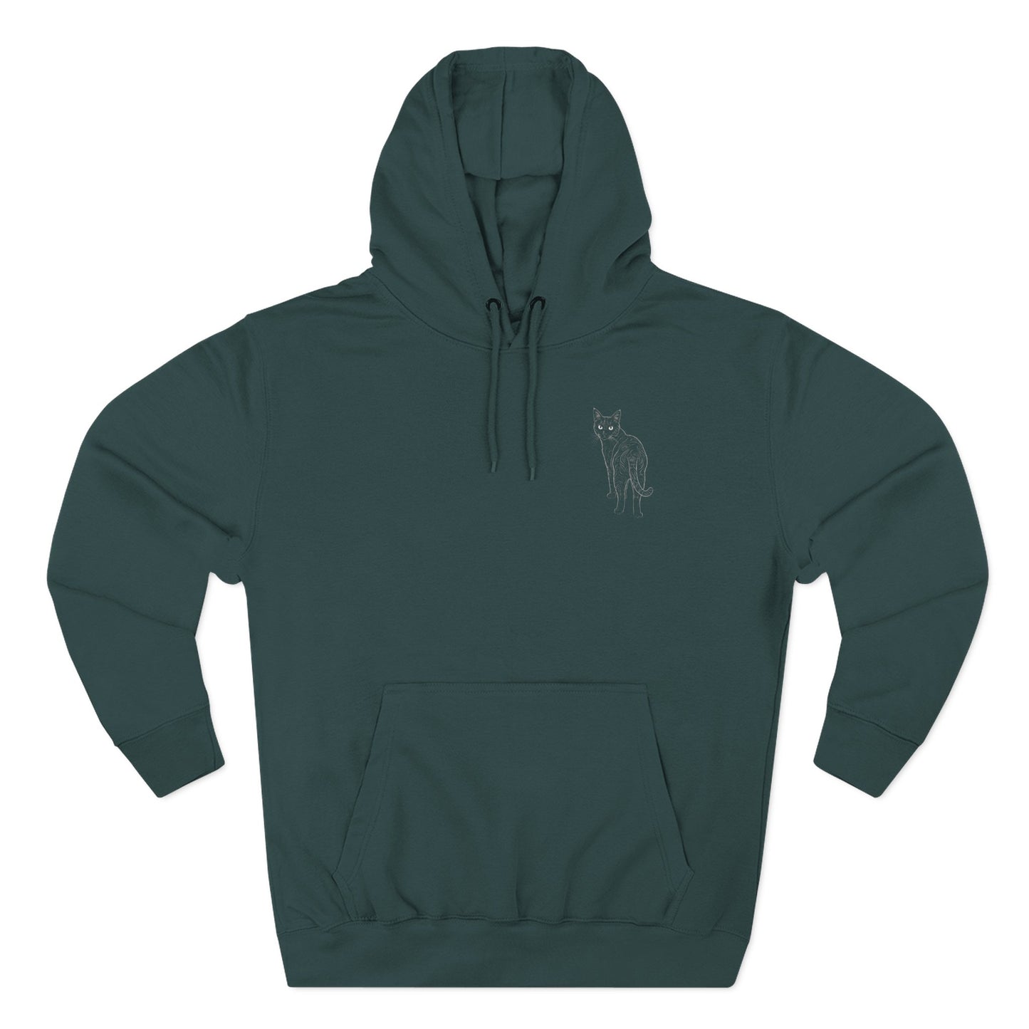 Cat-Inspired Cozy Comfort Unisex Fleece Hoodie style 2