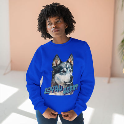 "Loyal Heart" Dog Lover style 3 Unisex Crewneck Sweatshirt