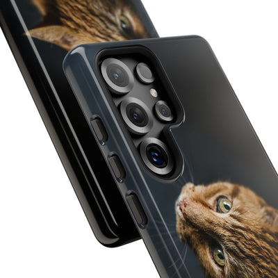 Yellow Cat - Tough Phone Case for Apple iPhone & Samsung Galaxy, Cute Pet Accessories, Gift for Cat Lovers