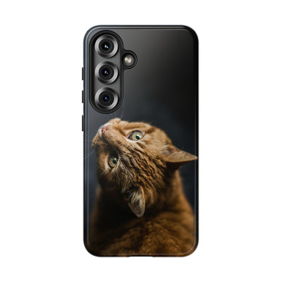 Yellow Cat - Tough Phone Case for Apple iPhone & Samsung Galaxy, Cute Pet Accessories, Gift for Cat Lovers