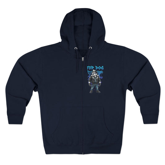 Top Dog Streetwear Graphic Unisex Zip Hoodie