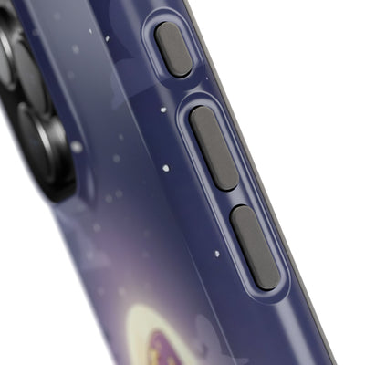 Halloween cute kitten anime style 4 Magnetic Phone Case, Cat Lover Gift, Impact-Resistant iPhone Case, Funny Pet Accessory, Unique Animal Design