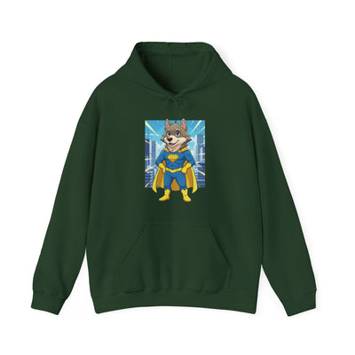 Dog cosplay Superman style 1 Unisex Hoodie - Fun & Playful Design