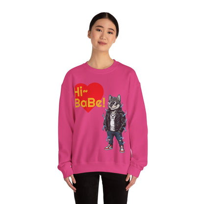 Cool Dog Unisex Heavy Blend Crewneck Sweatshirt style 3