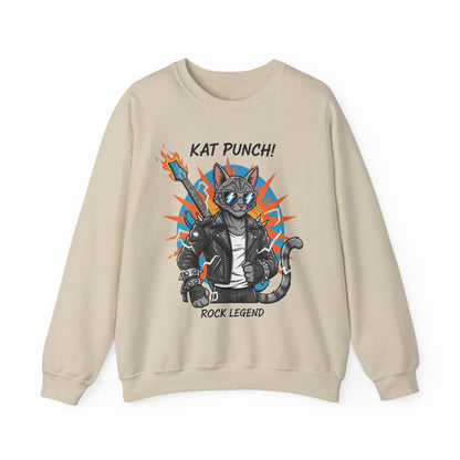 Cool Cat Unisex Heavy Blend Crewneck Sweatshirt style 1
