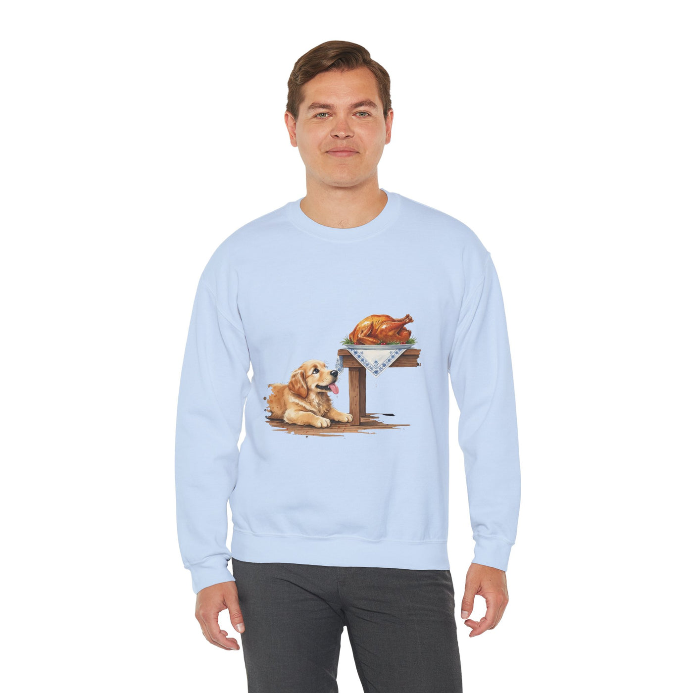 Watercolor painting style 5 Men & Women Cute Cat Pile Crewneck Sweatshirt