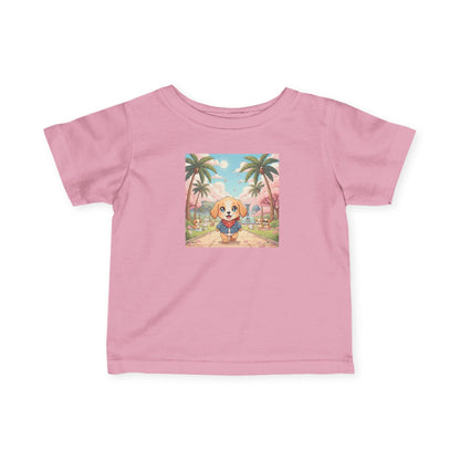 Cute Puppy Infant Baby Fine Jersey T-Shirt style 3