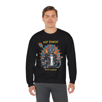 Cool Cat Unisex Heavy Blend Crewneck Sweatshirt style 1