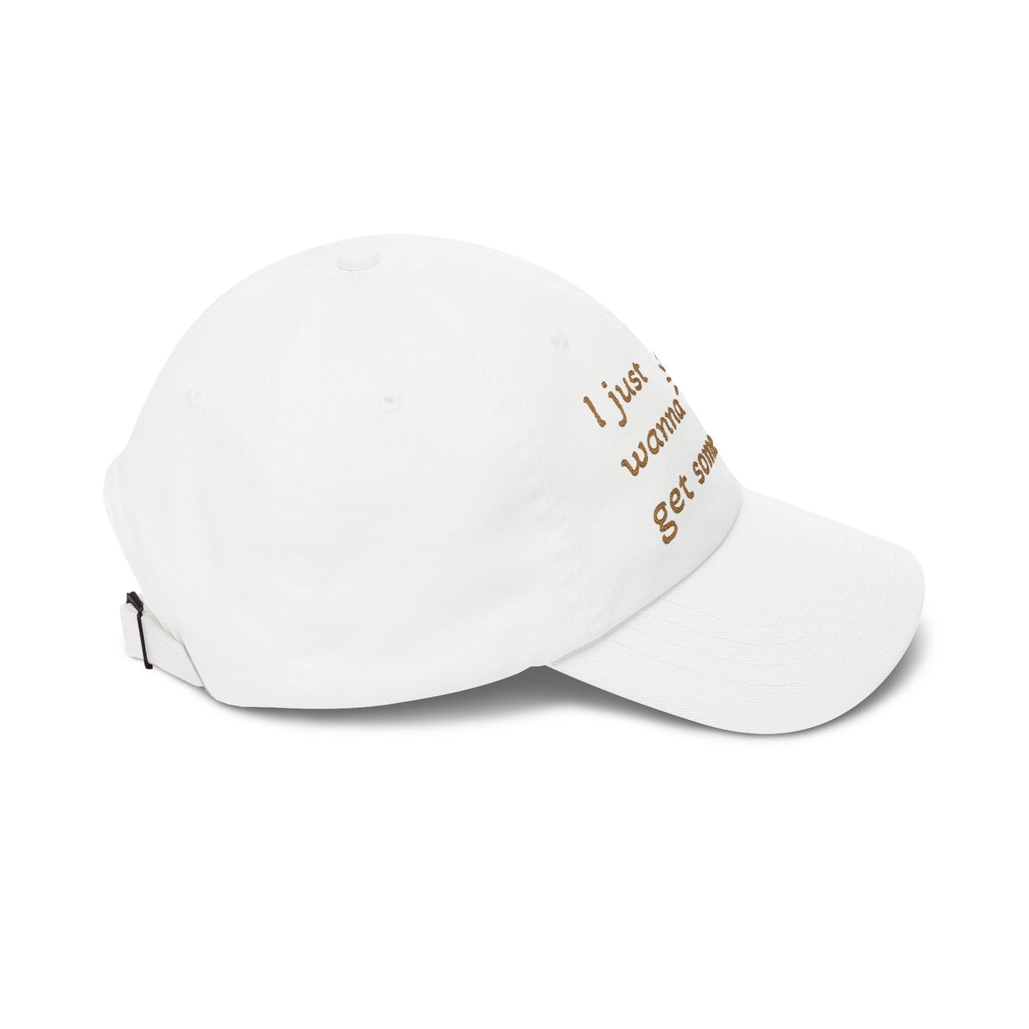 I Just Wanna Get Some Sleep Funny Dog Embroidered Dad Cap Hat