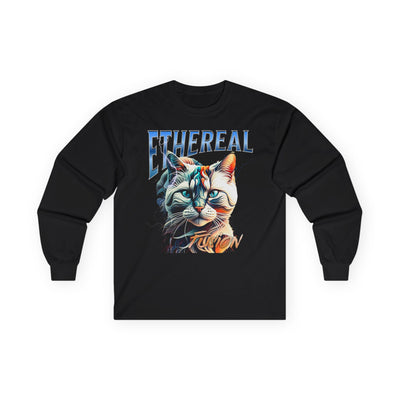 Cat Ethereal Fusion Unisex Ultra Cotton Long Sleeve Tee