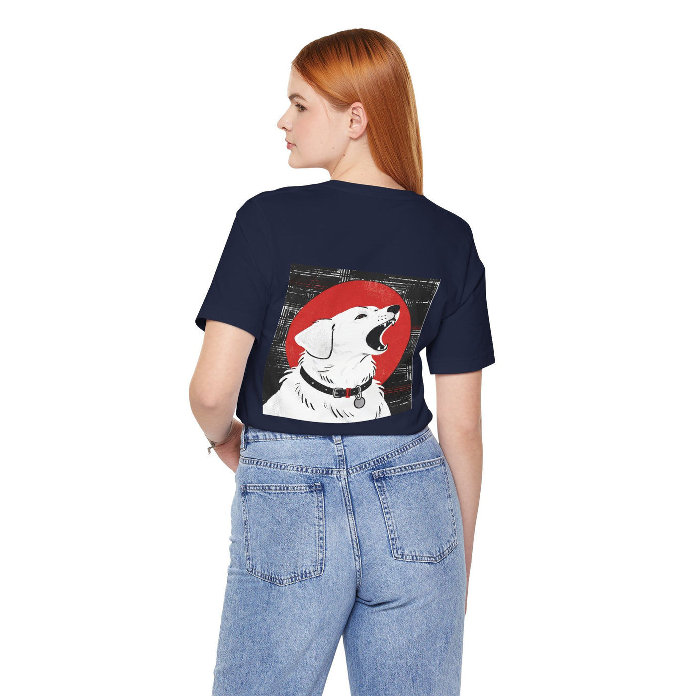 Dog Lover's Unisex Short Sleeve Tee Dog Head style | Pet Enthusiast Shirt, Gift for Dog Lovers, Animal Lovers Apparel, Casual Wear, Fun Dog Graphic T-Shirt