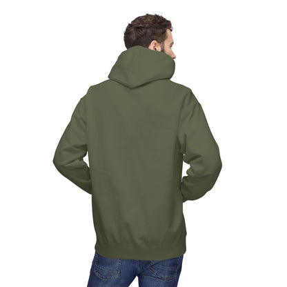 Kitten hiding in Christmas stocking Unisex Fleece Hoodie style 2