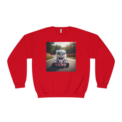 Go Kart Cat Unisex NuBlend Crewneck Sweatshirt style 1