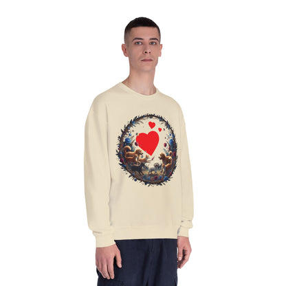 Cats & Dogs Full of Love Unisex NuBlend Crewneck Sweatshirt