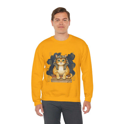 Watercolor Cat painting Unisex Crewneck Sweatshirt style 4
