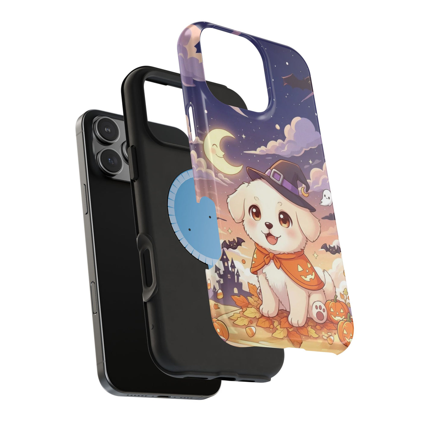 Halloween cute puppy anime style 2 Magnetic Impact-Resistant Phone Case, Cute Dog Design, Pet Owner Gift, Animal Lover Accessory, Birthday Gift for Dog Lovers