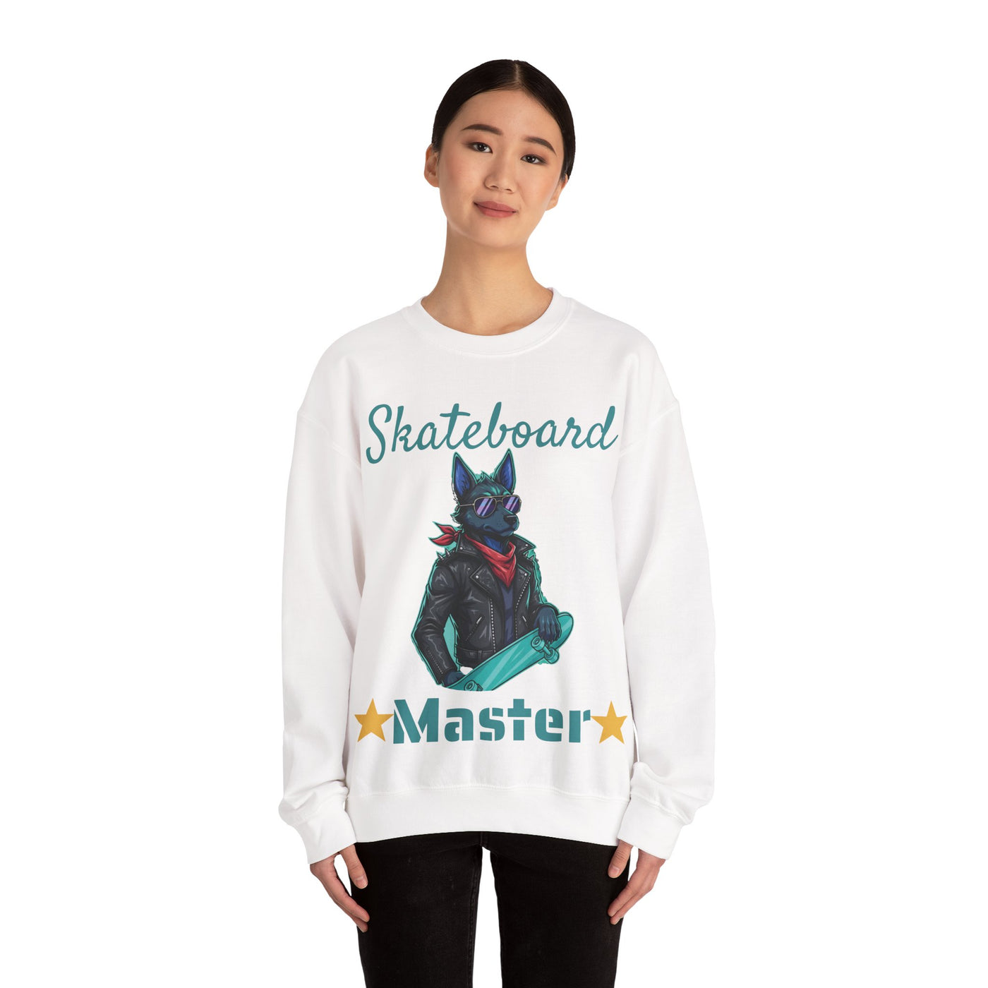 Cool Dog style 4 Unisex Crewneck Sweatshirt | Cozy Gift for Dog Lovers, Casual Wear, Unique Graphic Sweatshirt, Birthday Gift, Everyday Style