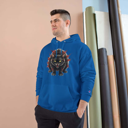 Mad Cat Men and Women Champion Hoodie style 3