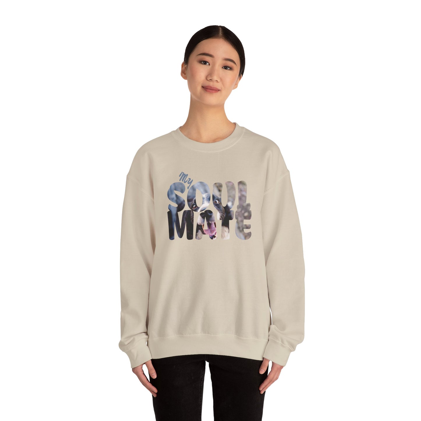 Dog My Soulmate Unisex Crewneck Sweatshirt