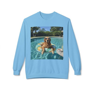 Swimming Pool Vibes Dog Crewneck Sweatshirt