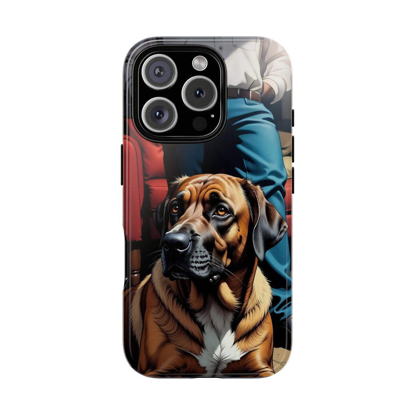 Dog on the floor - Tough Phone Case for Apple iPhone & Samsung Galaxy, Cute Pet Accessories, Gift for Cat Lovers