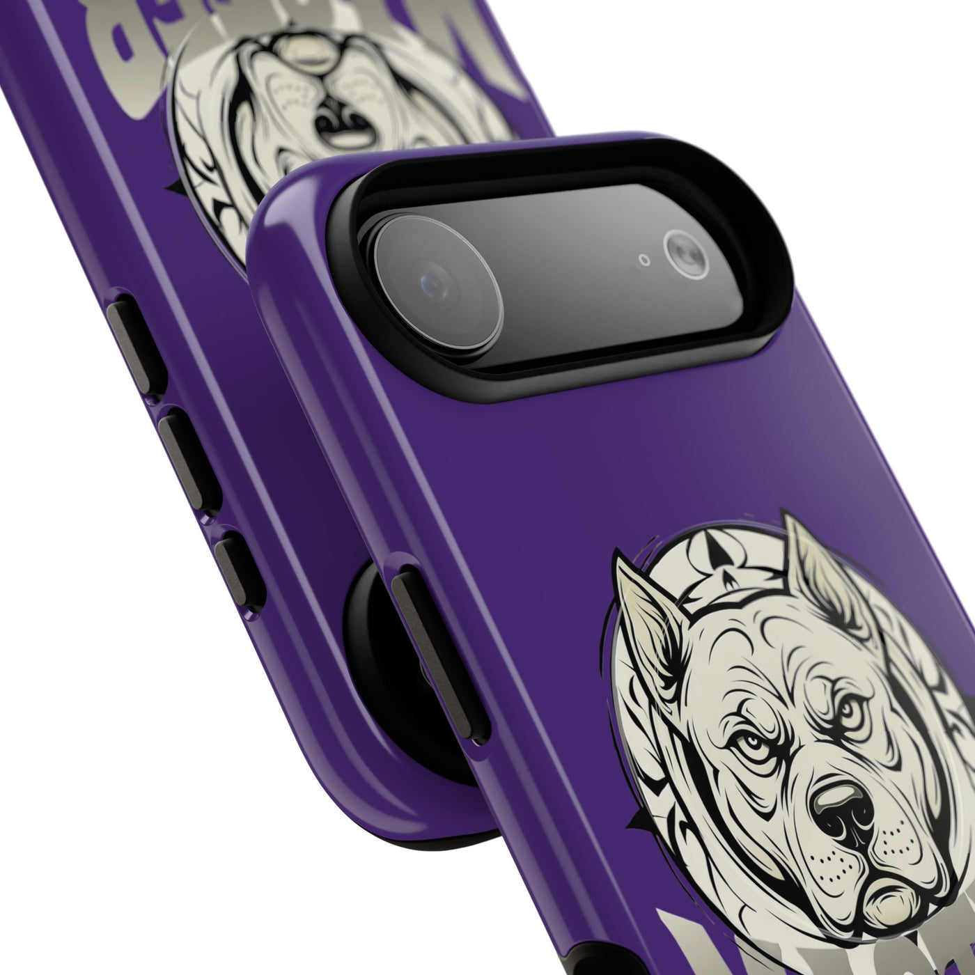 Master Dog Purple Tough Magnetic iPhone 17 / 17 Air / Pro / Pro Max Protective Case support MagSafe