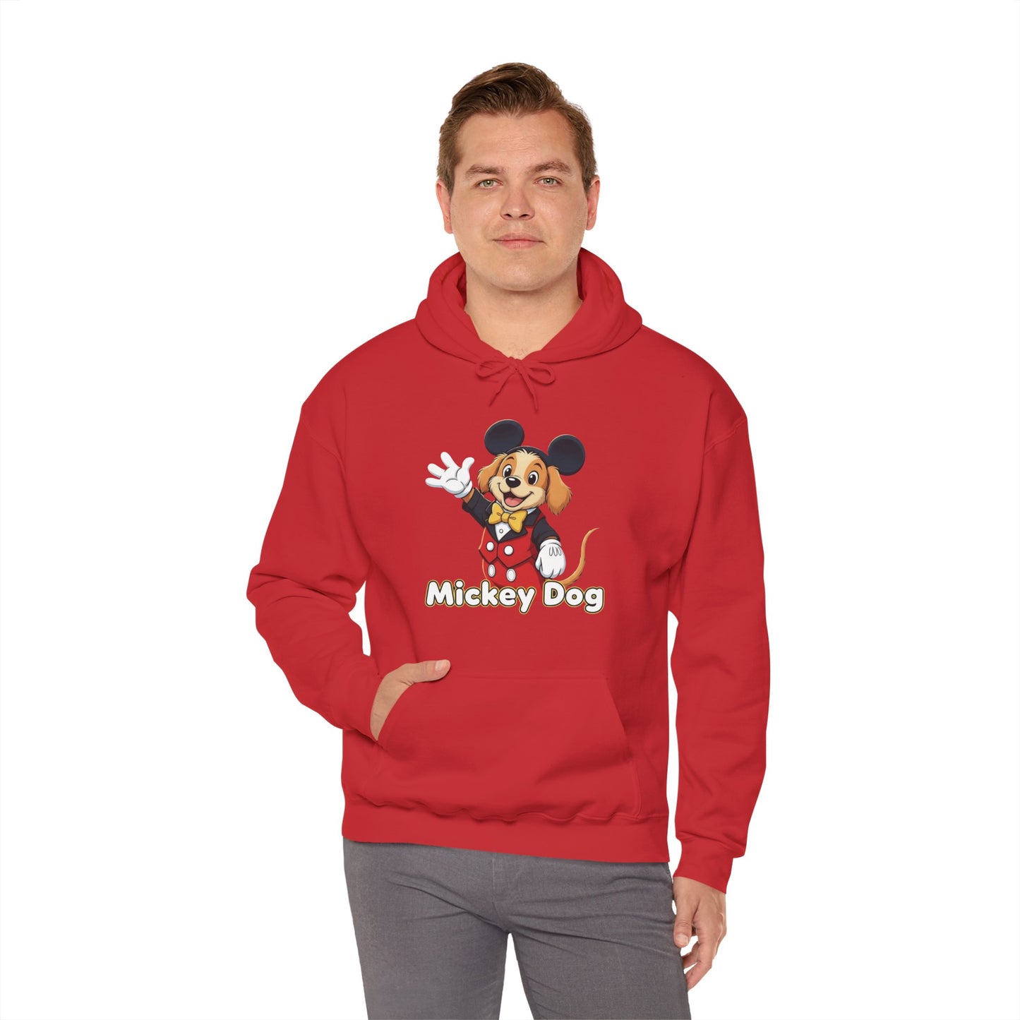 Dog cosplay Mickey Mouse Funny Design Unisex Hoodie style 1