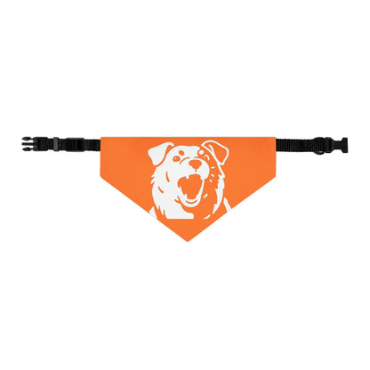 Orange Dog Bandana Collar – Dog Accessory, Great for Playtime, Pet Parties, Dog Walks, Halloween Costumes, and Summer Fun