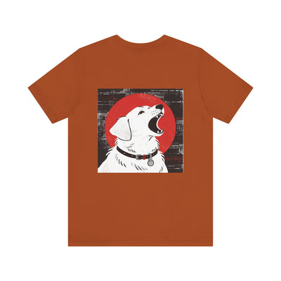 Dog Lover's Unisex Short Sleeve Tee Dog Head style | Pet Enthusiast Shirt, Gift for Dog Lovers, Animal Lovers Apparel, Casual Wear, Fun Dog Graphic T-Shirt