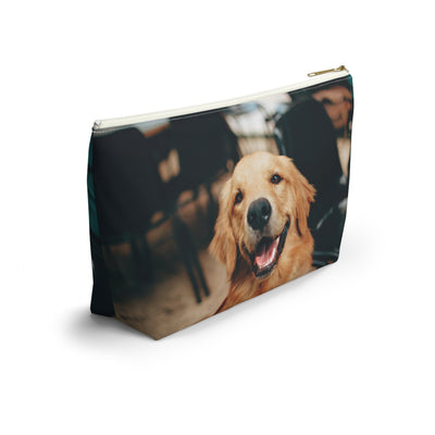 Cute Dog Accessory Pouch | Travel Accessory, Fun Gift, Pet Lover's Item, Unique Accessory Pouch, Travel Essentials