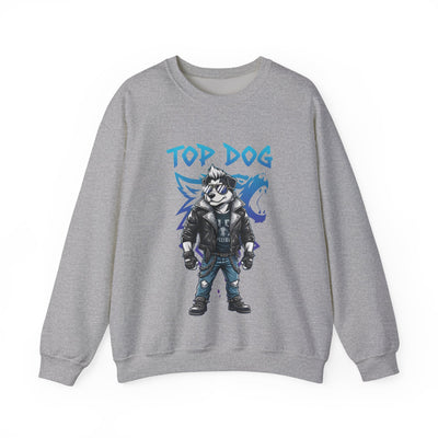 Cool Dog style 1 Unisex Crewneck Sweatshirt | Cozy Gift for Dog Lovers, Casual Wear, Unique Graphic Sweatshirt, Birthday Gift, Everyday Style