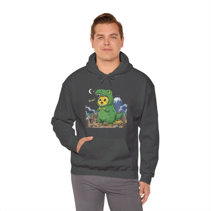 Cat cosplay Godzilla Funny Design Unisex Hoodie style 1