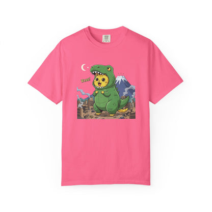 Cat cosplay Godzilla Funny Design Unisex T-Shirt style 1