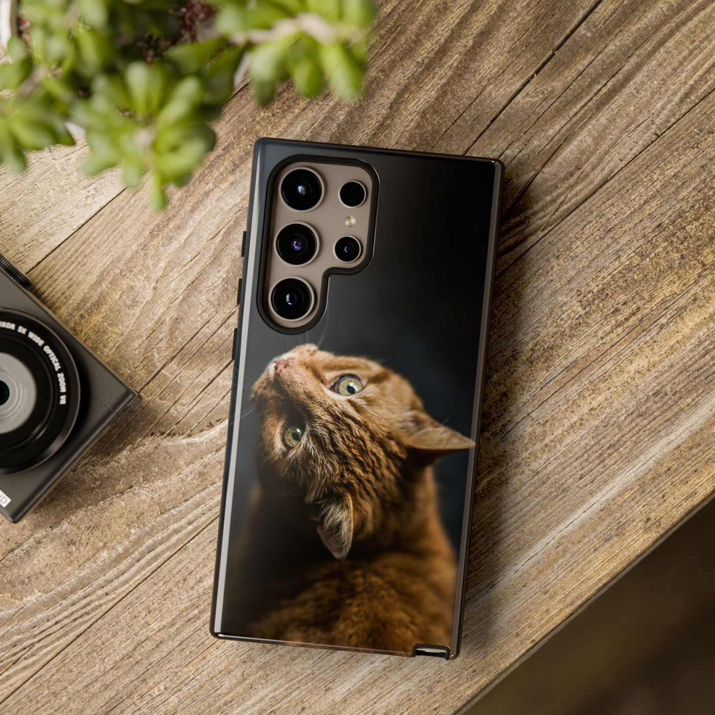 Yellow Cat - Tough Phone Case for Apple iPhone & Samsung Galaxy, Cute Pet Accessories, Gift for Cat Lovers