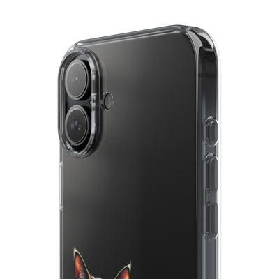 Cat Lover Impact-Resistant Clear Phone Case, Pet Gift, Durable Cat Design, Cute Phone Cover, Unique Cat Art, Animal Lover Accessory