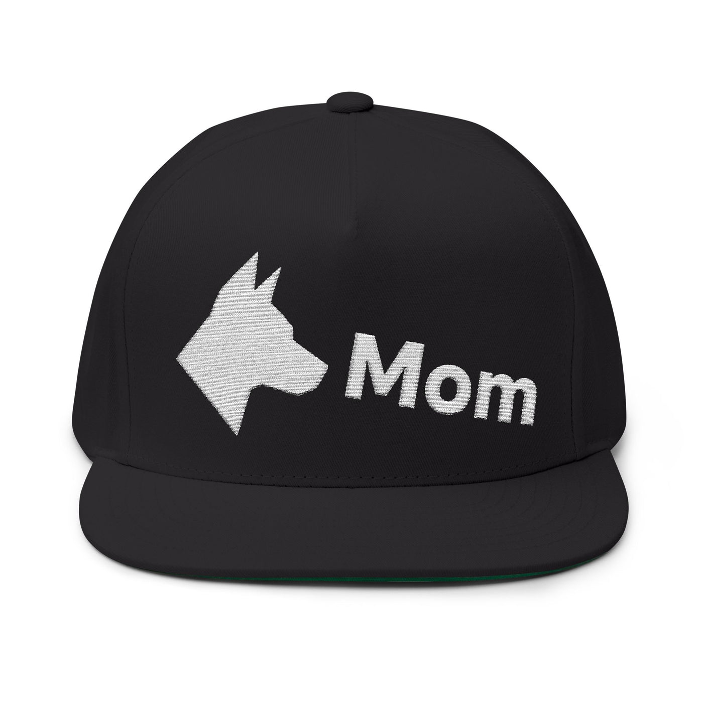 Dog Mom style 3 Flat Bill Cap | Stylish Pet Lover Hat | Perfect Gift for Dog Owners | Embroidered Dog Mom Cap | Fun Pet Accessories