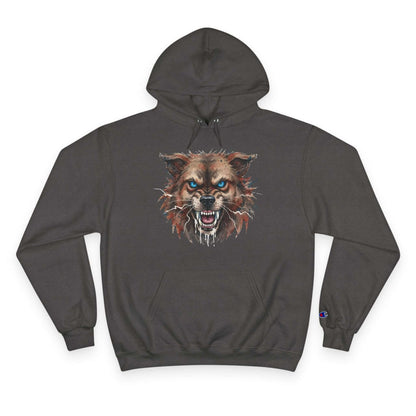 Angry Dog Men and Women Champion Hoodie style 3