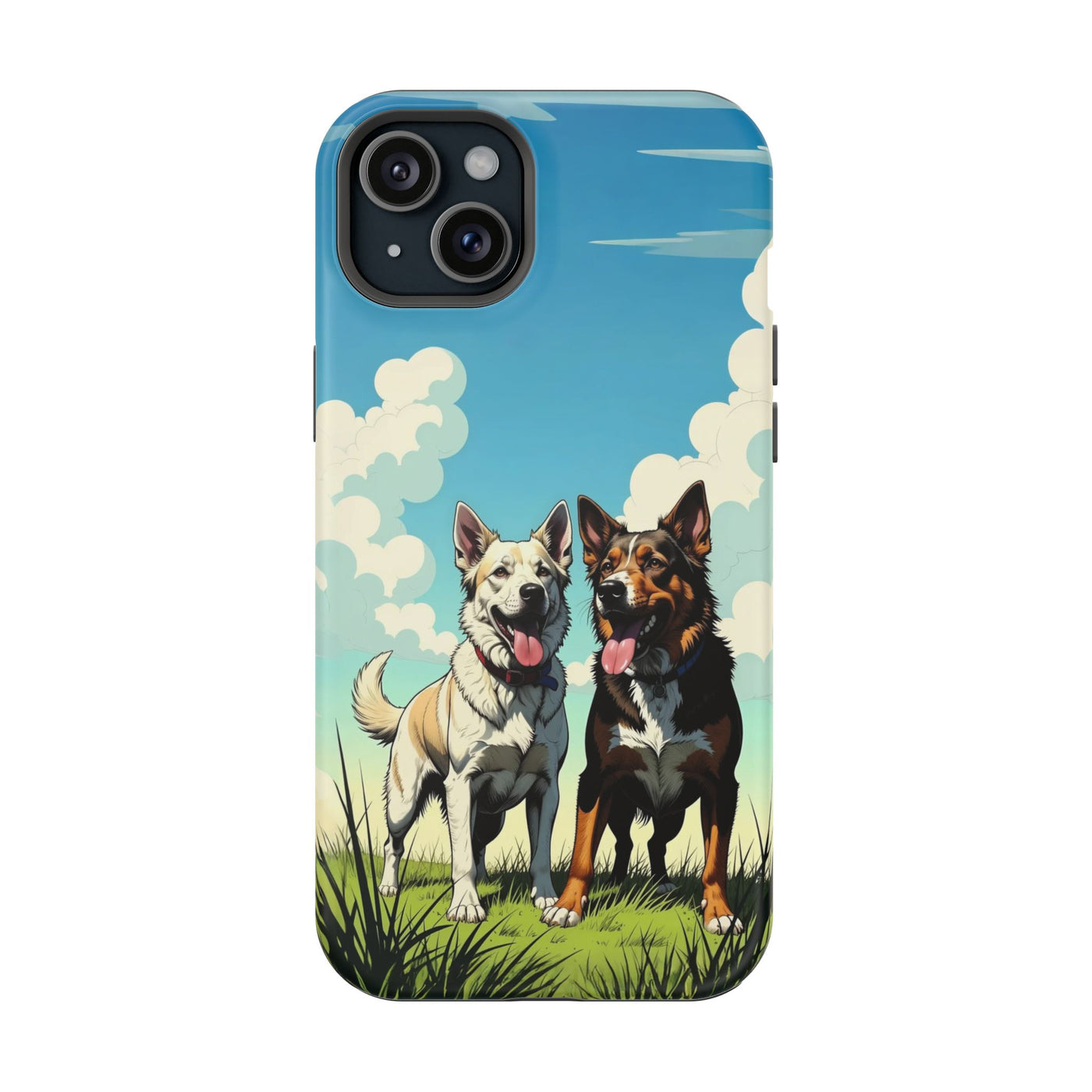 Dog Lovers' Magnetic Impact-Resistant Phone Case comic style 1, Cute Dog Design, Pet Owner Gift, Animal Lover Accessory, Birthday Gift for Dog Lovers