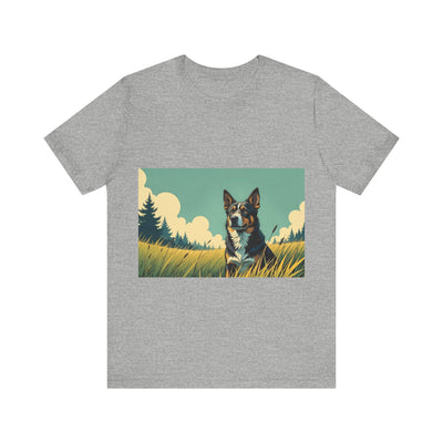 Adorable Dog comic style 3 Unisex Soft Tee| Cute Dog Lover's Shirt, Animal Graphic T-Shirt, Pet Themed Gift, Casual Wear