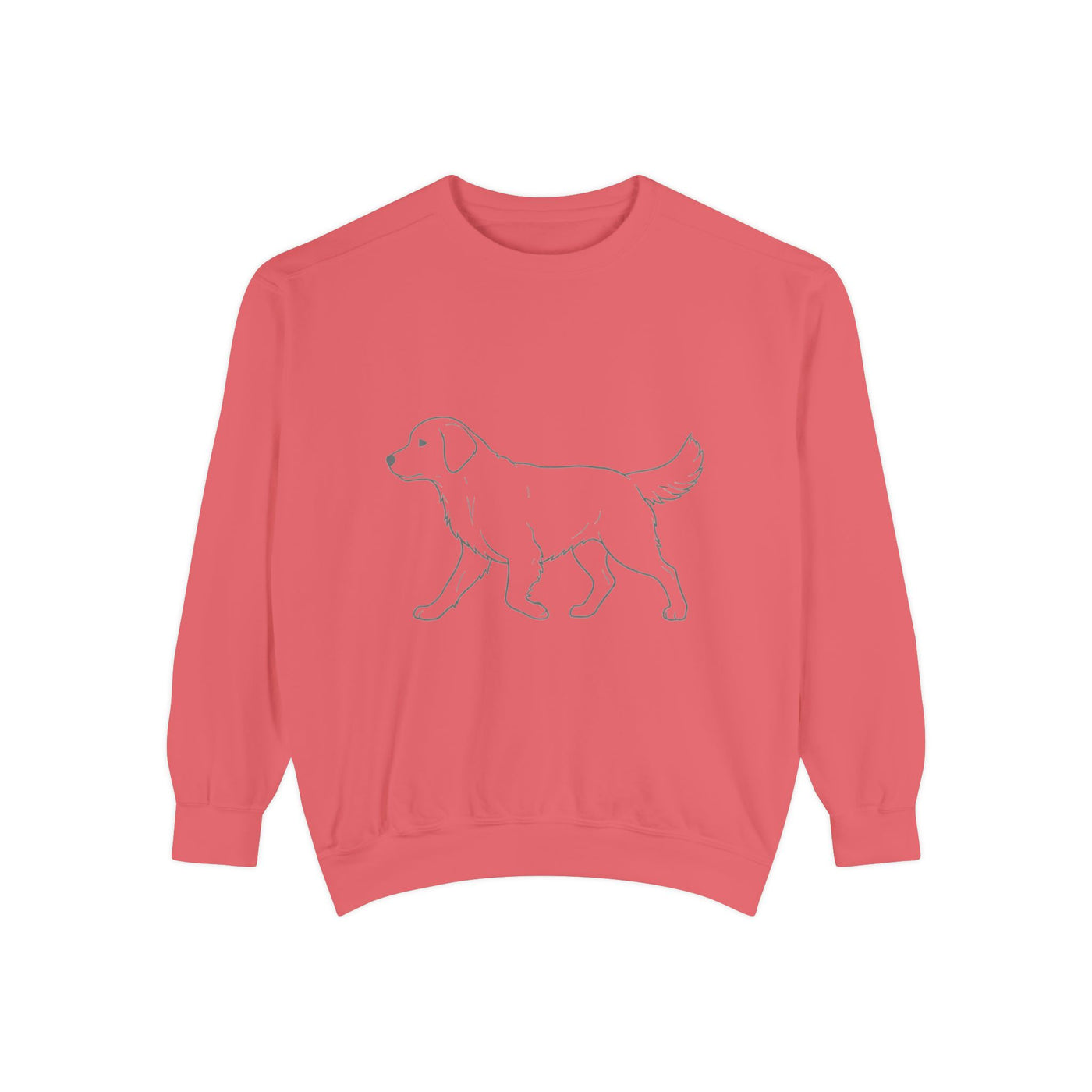 Walking Dog Shadow style 1 Cozy Graphic Unisex Crewneck Sweatshirt