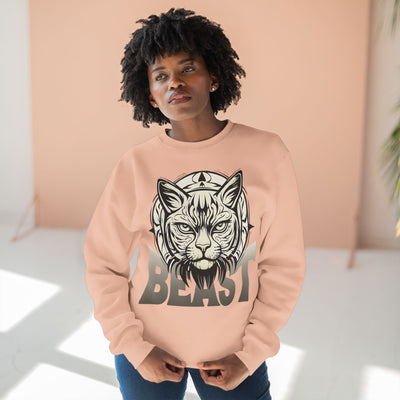 "Beast" Cat Lover style 2 Unisex Crewneck Sweatshirt