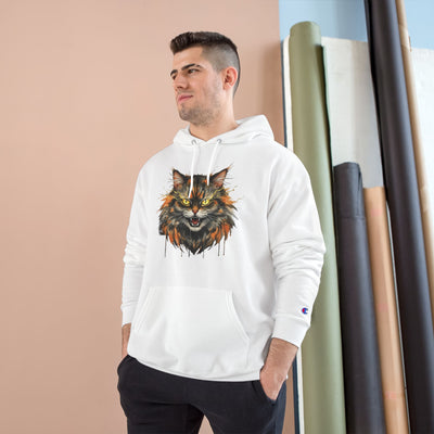Mad Cat style 1 Men and Women Champion Hoodie