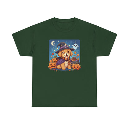 Halloween cute puppy anime style 2 Unisex Tee - Cute Dog T-Shirt for Pet Lovers, Dog Owners, Sports Enthusiasts, Gifts for Animal Lovers, Casual Everyday Wear