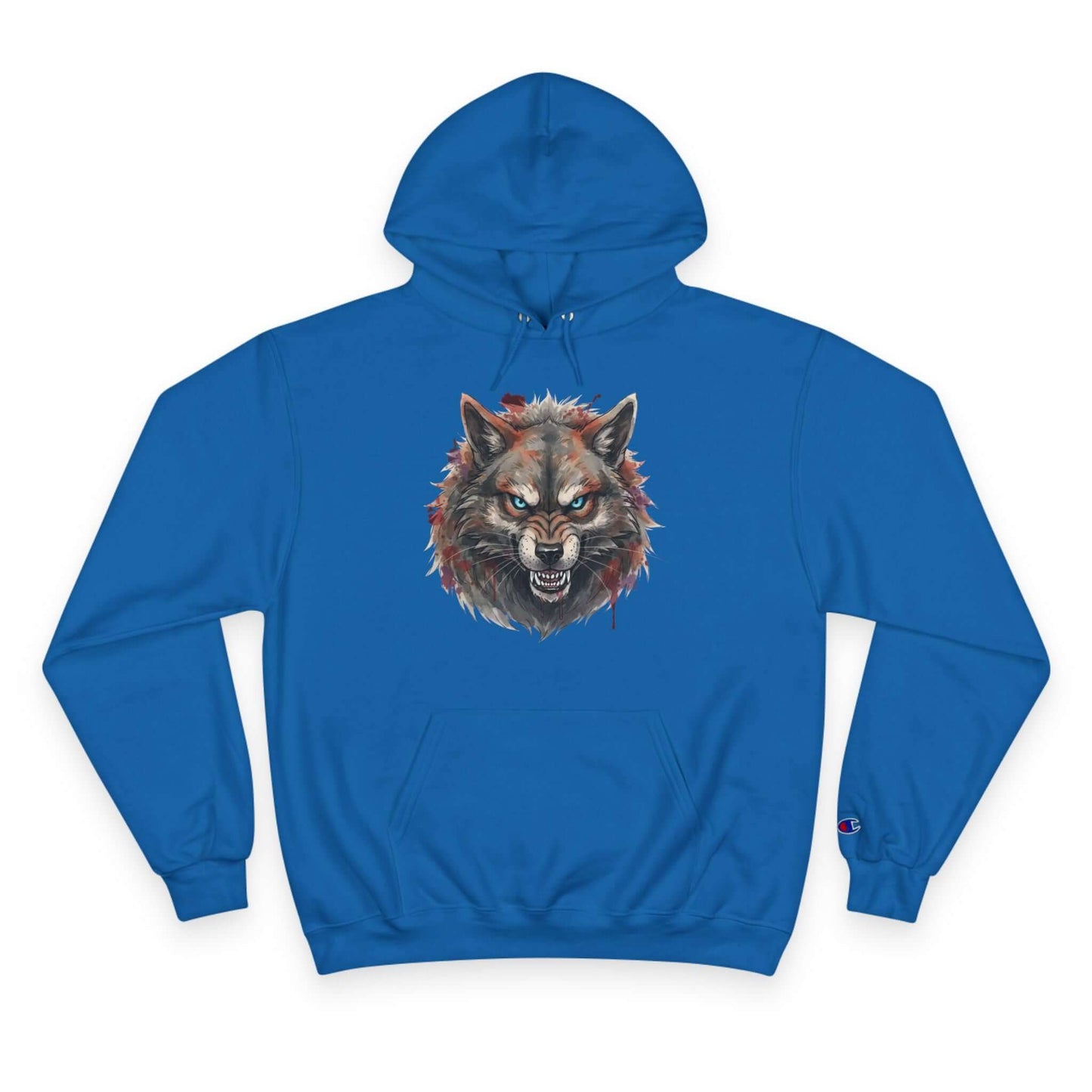 Angry Dog Men and Women Champion Hoodie style 2