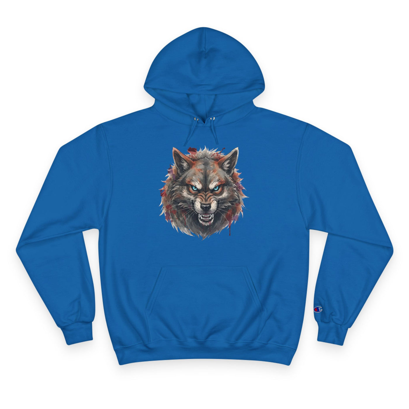 Angry Dog style 2 Men and Women Champion Hoodie
