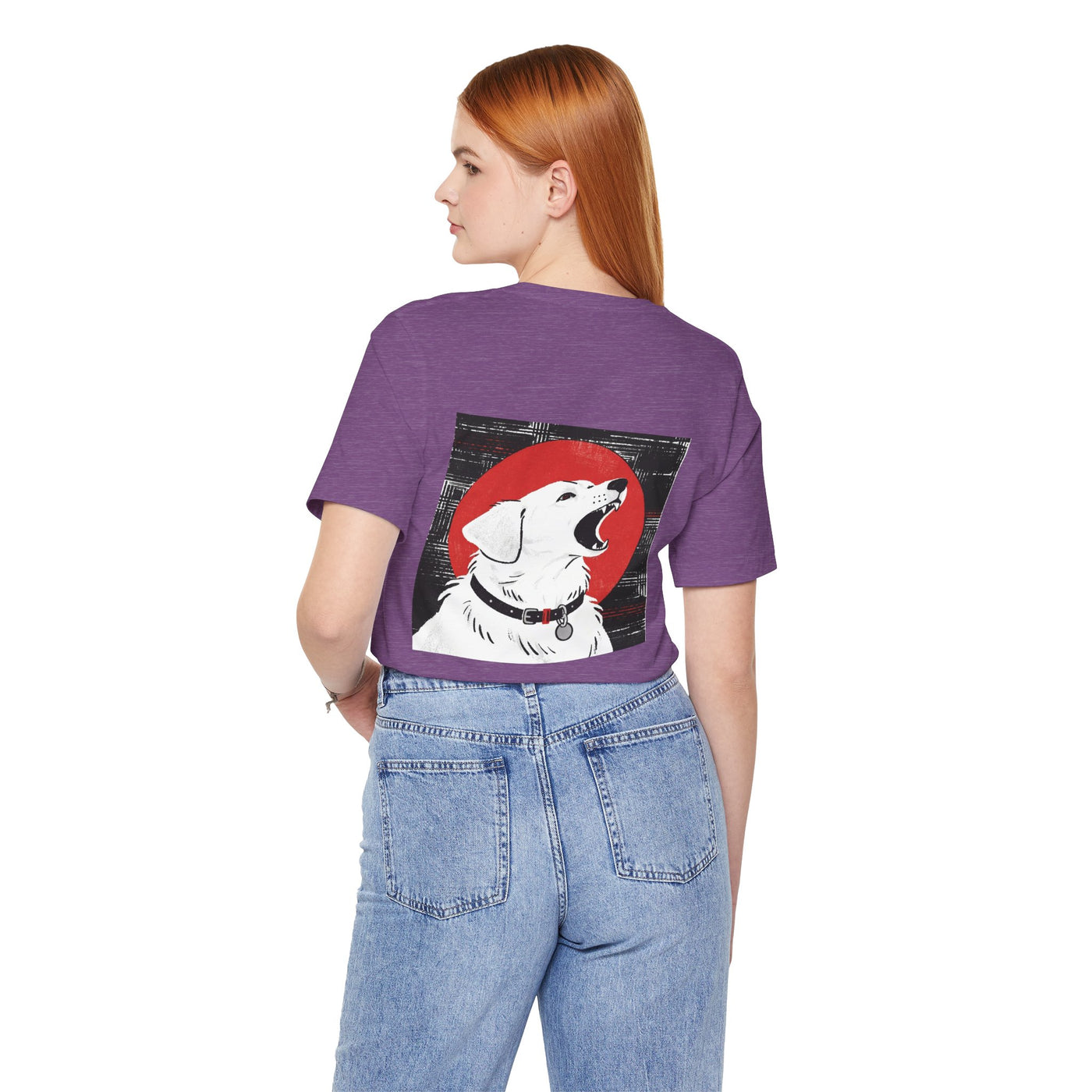 Dog Lover's Unisex Short Sleeve Tee Dog Head style | Pet Enthusiast Shirt, Gift for Dog Lovers, Animal Lovers Apparel, Casual Wear, Fun Dog Graphic T-Shirt