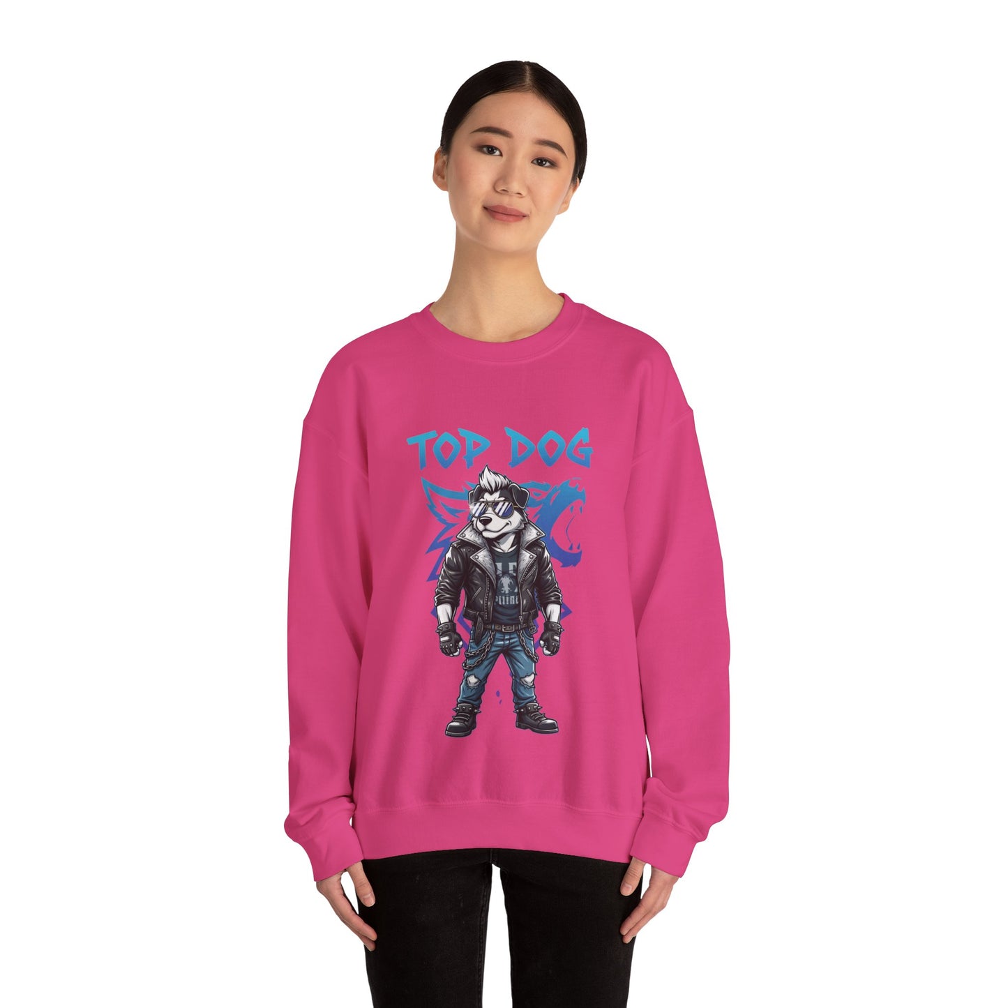 Cool Dog Unisex Heavy Blend Crewneck Sweatshirt style 1